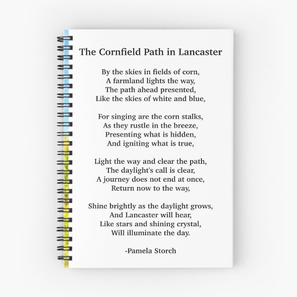 Item preview, The Cornfield Path in Lancaster Poem designed and sold by Pamela Storch.
