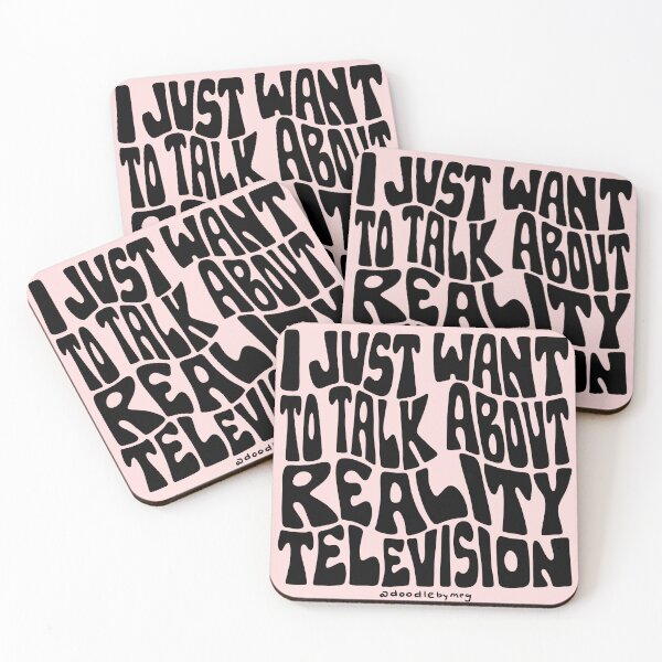 Item preview, I Just Want To Talk About Reality Television designed and sold by doodlebymeg.