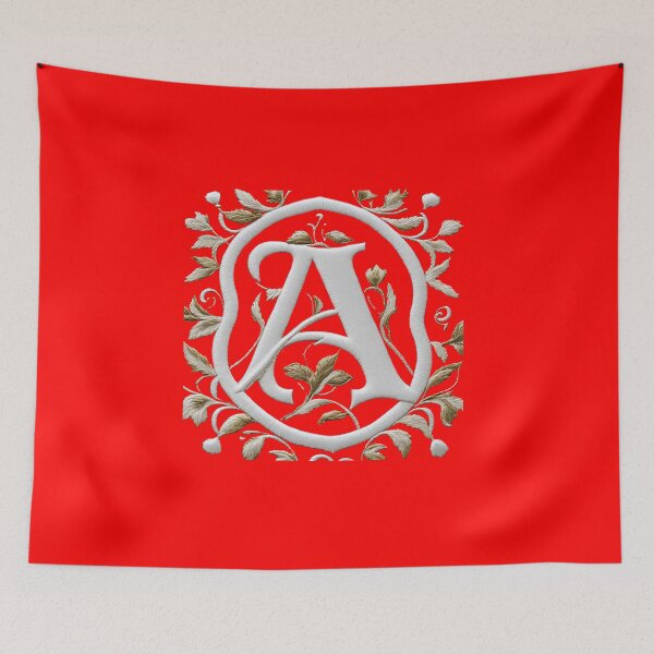Item preview, Embroidered letter A designed and sold by TomaszGolaski.