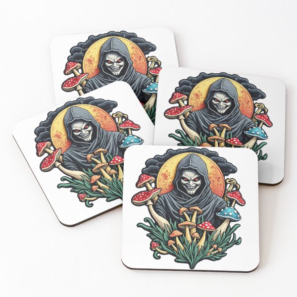 Item preview, Mushroom Patch, Halloween designed and sold by saloui.