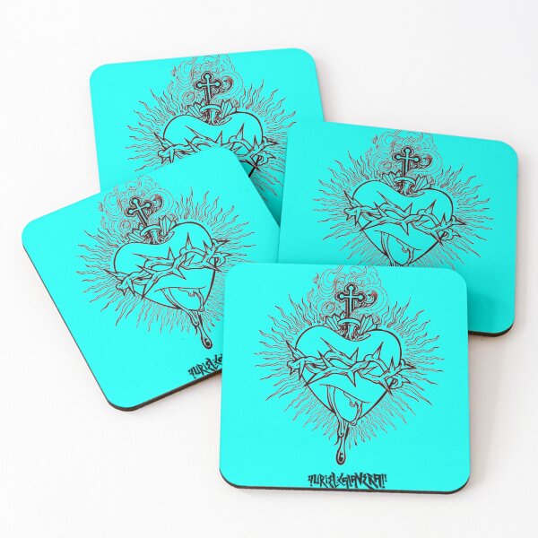 Item preview, sacred heart with thorns and aura of fire designed and sold by UrielCalavera.