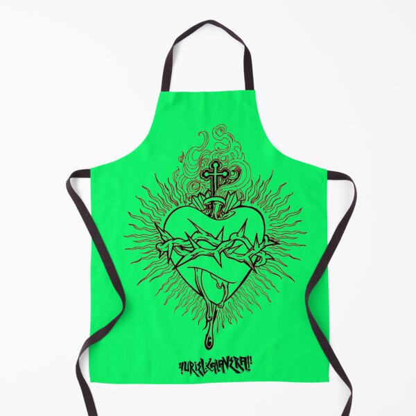 Item preview, sacred heart with thorns and aura of fire designed and sold by UrielCalavera.