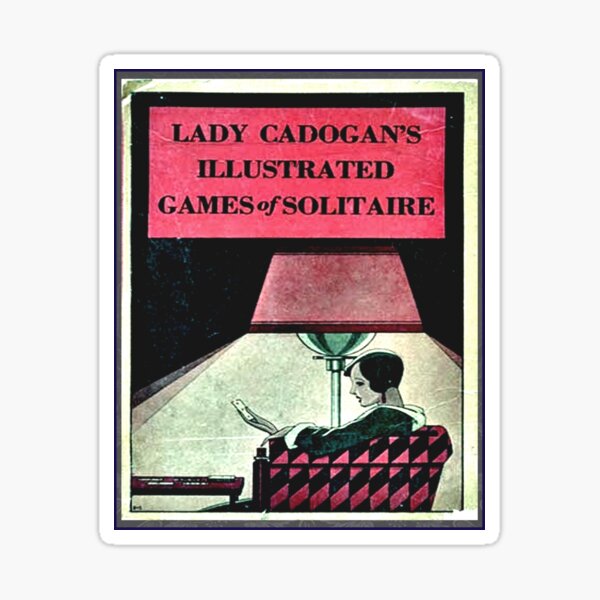 Item preview, Woman's Game book Vintage Solitaire designed and sold by EelandOctopus.
