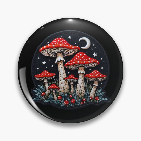 Item preview, Mushroom Iron On Patches designed and sold by saloui.