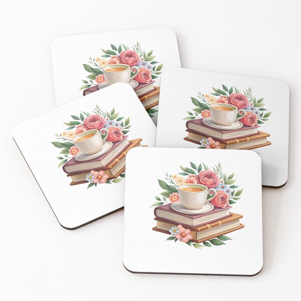 Item preview, Flowery Books and Tea designed and sold by Lydyb-creations.