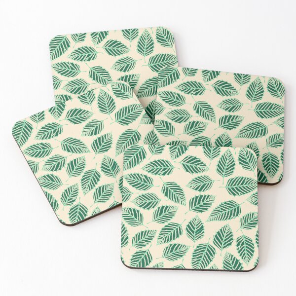 Item preview, Green Birch Leaves Pattern designed and sold by schorrnuff.