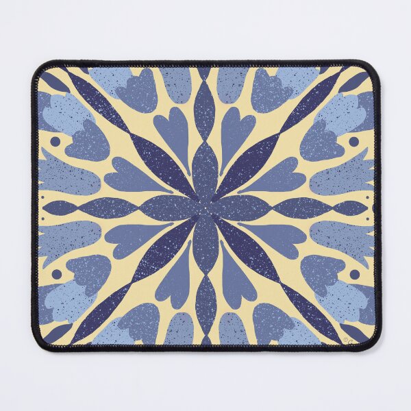 Item preview, Blue Bomb Mandala-24A-077 designed and sold by Cori Lang.