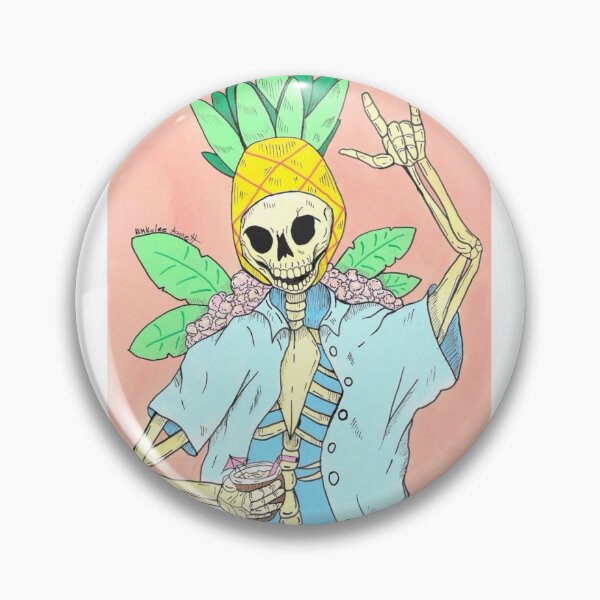 Item preview, Pineapple Skeleton  designed and sold by KaleeCats.