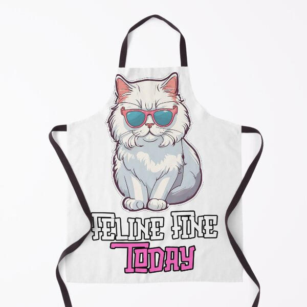 Item preview, Feline Fine Today: Cool Cat Lounging Print Design designed and sold by Nalanda2000.