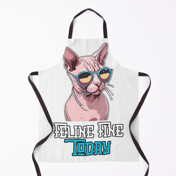 Item preview, Feline Fine Today: Cool Cat Lounging Print Design designed and sold by Nalanda2000.
