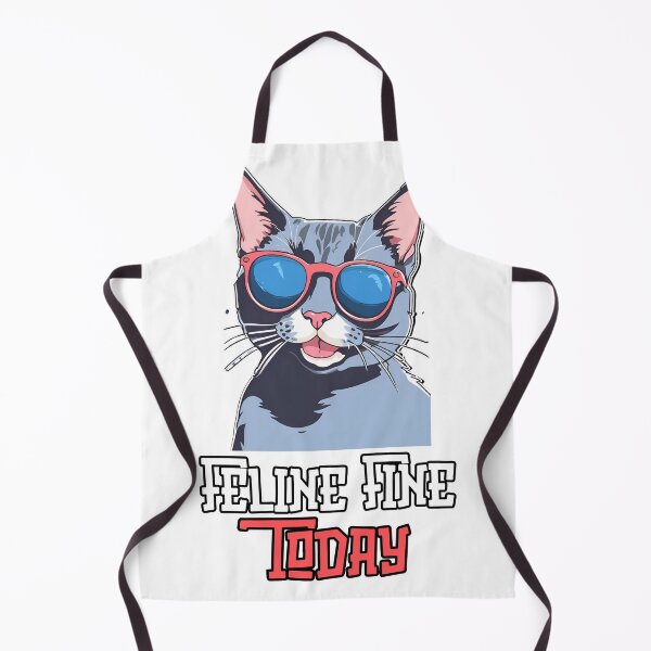 Item preview, Feline Fine Today: Cool Cat Lounging Print Design designed and sold by Nalanda2000.