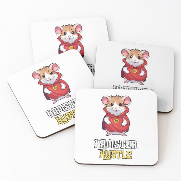 Item preview,  Hamster Hustle: Chubby Hamster in Superhero Cape Print Design designed and sold by Nalanda2000.