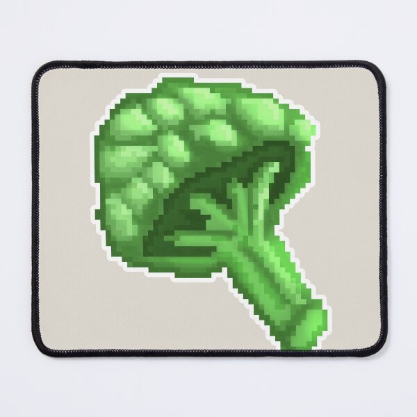 Artikelvorschau, Pixel Art Brokkoli entworfen und verkauft von Percy Everett.