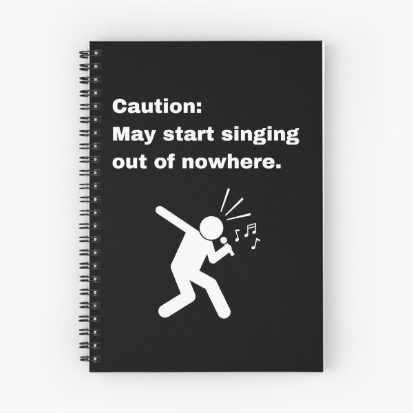 Item preview, May Start Singing Out of Nowhere Funny Quote designed and sold by Creastore.