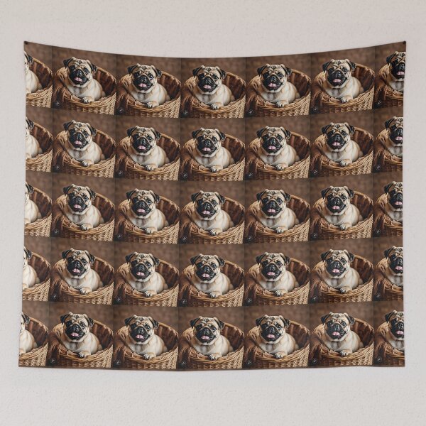Item preview, basket puggy designed and sold by pug-maniac.