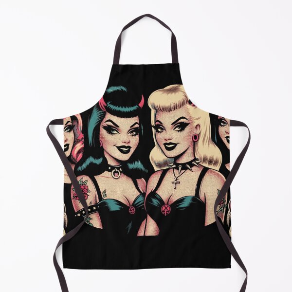 Item preview, Cute Devilish Girls designed and sold by PulpVintage.