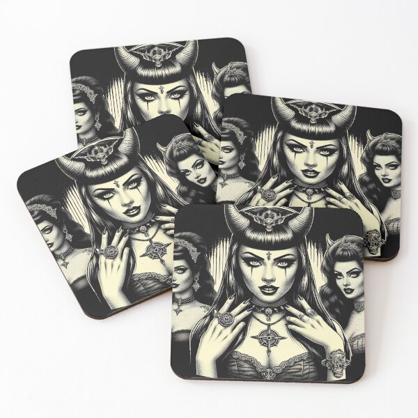 Item preview, Hot Devil Woman designed and sold by PulpVintage.