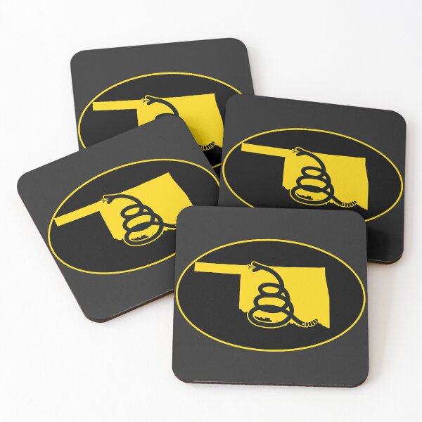 Item preview, OKLAHOMA - Freedom Is The Superpower - Modern Gadsden Snake Flag - Dont Tread On Me design designed and sold by pelagio.