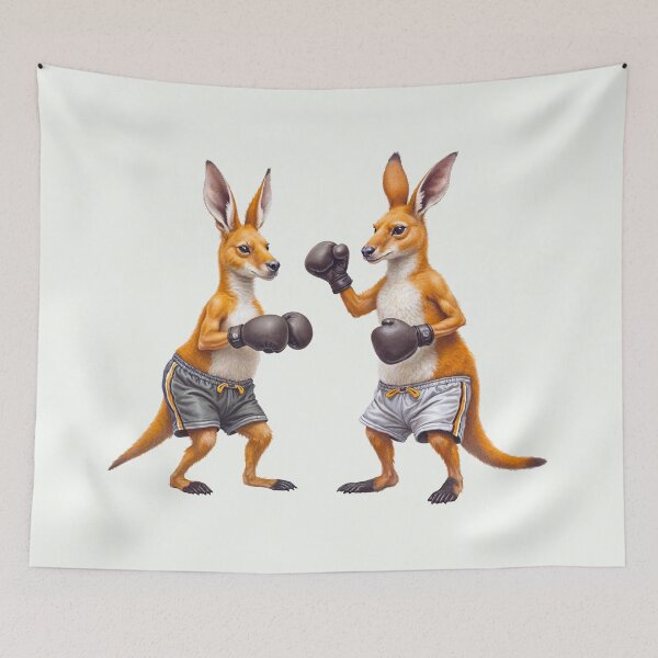 Item preview, boxing kangaroo designed and sold by TeeARTHY.