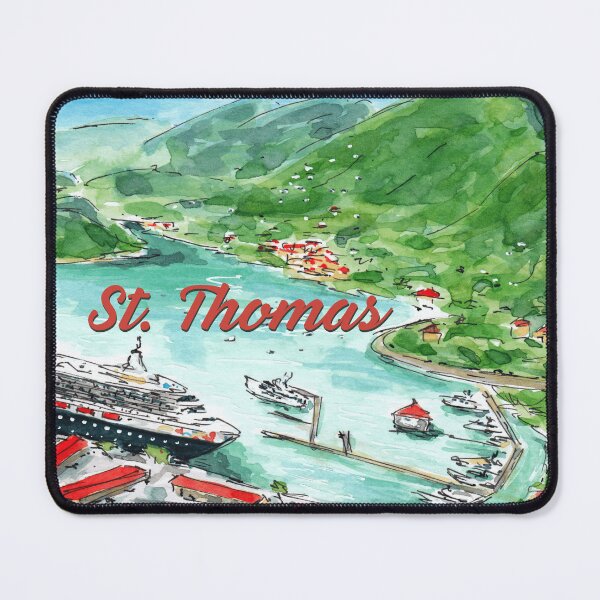 Item preview, Vibrant St. Thomas Tropical Paradise Art designed and sold by Fun Travel Art.