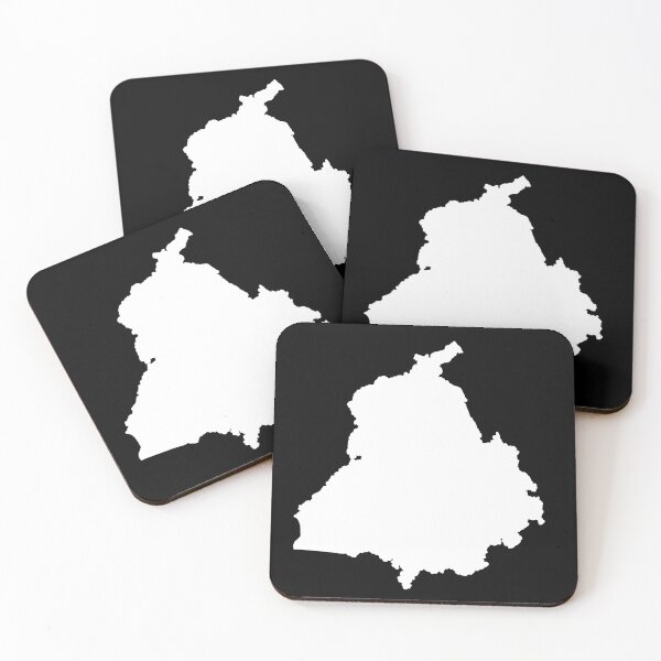 Item preview, White Punjab map  designed and sold by PurpleClouds26.