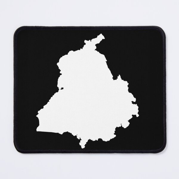 Item preview, White Punjab map designed and sold by PurpleClouds26.