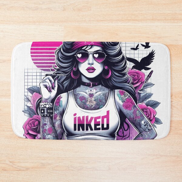 Item preview, 80s Tattoo Girl designed and sold by PulpVintage.