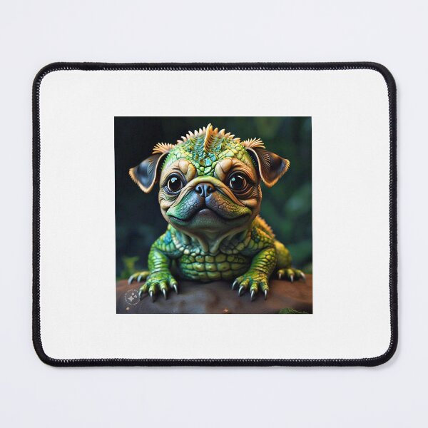 Item preview, Little puggy lizzard designed and sold by pug-maniac.