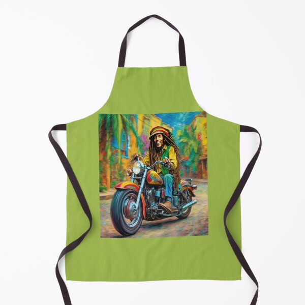Item preview, "Bob Marley Speeds Through a Tropical Road" designed and sold by Artisticanvas.