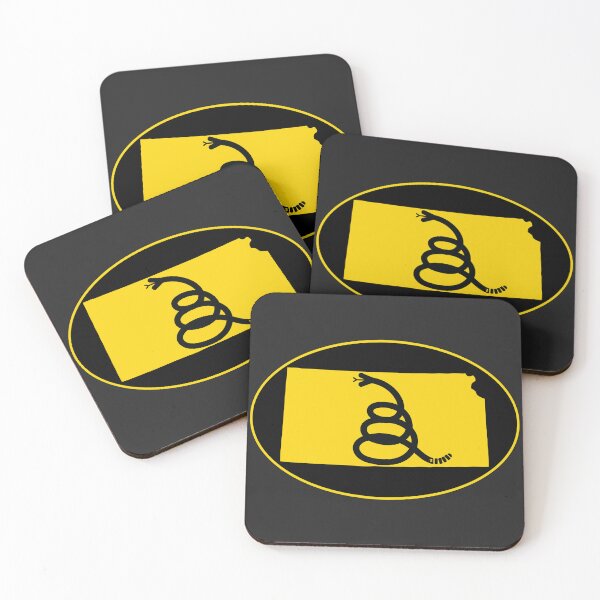 Item preview, KANSAS - Freedom Is The Superpower - Modern Gadsden Snake Flag - Dont Tread On Me design designed and sold by pelagio.