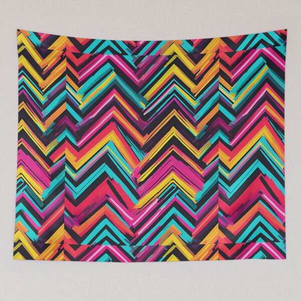 Item preview, Patrón retro en zigzag designed and sold by NicMacTees.