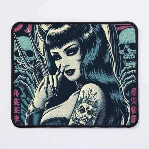 Item preview, Japanese Devilish Girl designed and sold by PulpVintage.