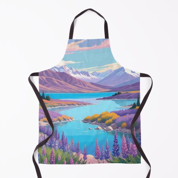 Item preview, Lake Tekapo and Lupins designed and sold by WildlifeInc.