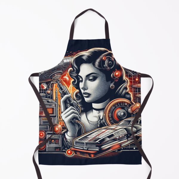 Item preview, 80s Futuristic Girl designed and sold by PulpVintage.