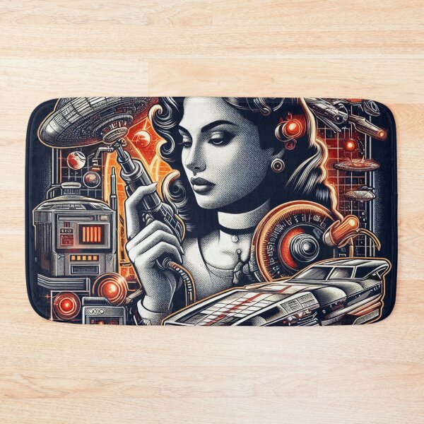 Item preview, 80s Futuristic Girl designed and sold by PulpVintage.