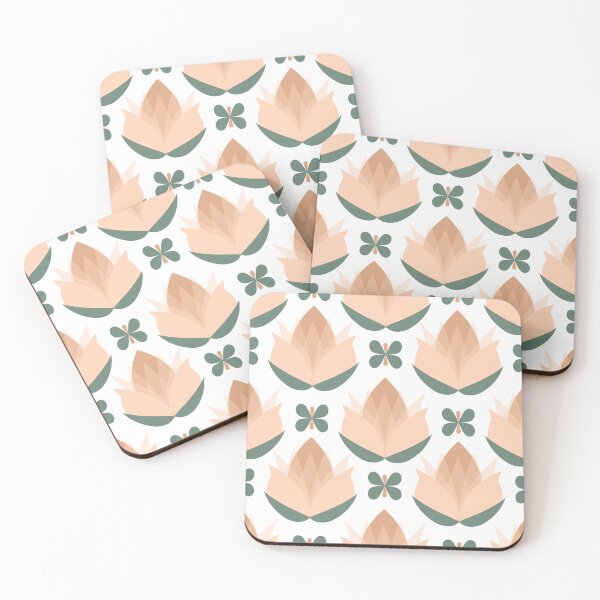 Item preview, Lotus flower minimal seamless pattern  designed and sold by Sunakokookkook.