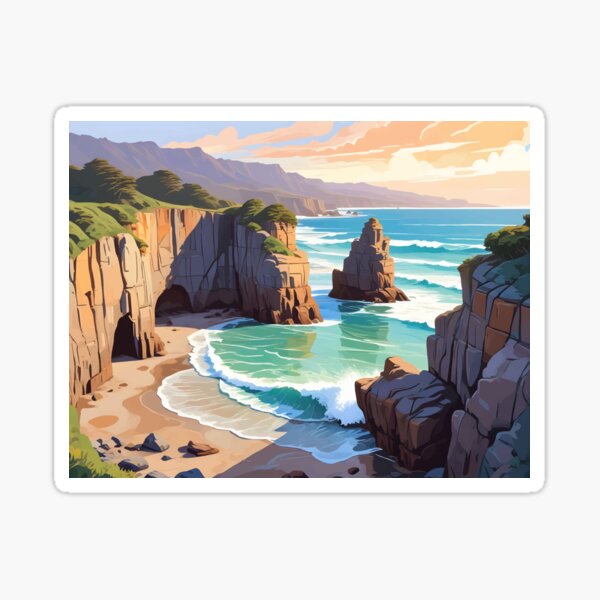 Item preview, Punakaiki Pancake Rocks designed and sold by WildlifeInc.