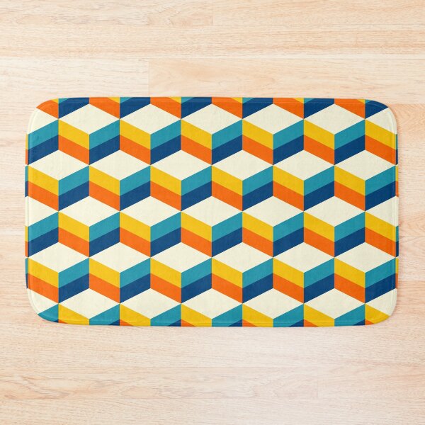 Item preview, Retro colorful 3D cubes designed and sold by Dana Du.