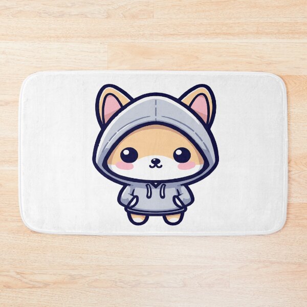 Item preview, Cute fox in kawaii chibi style wearing a sweater, hoodie or sweatshirt designed and sold by AdrianMDesigns.