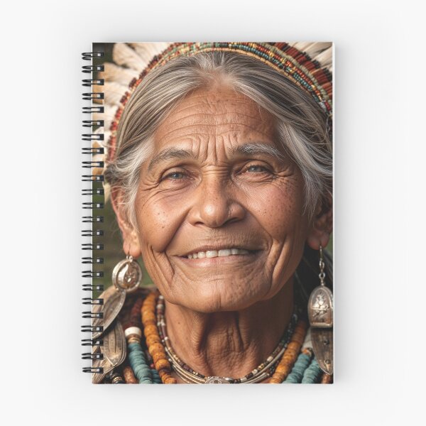 Item preview, Portrait of an Elderly Native American Woman #24-0926 designed and sold by ccitypictures.