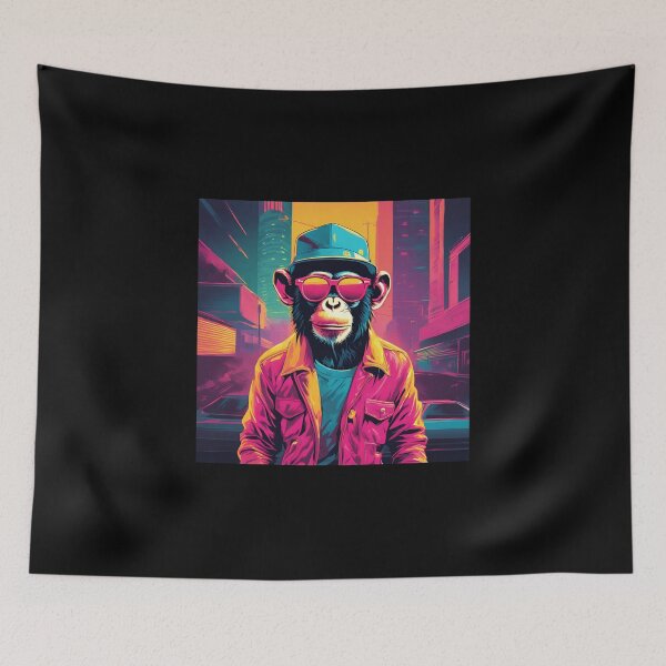 Item preview, One cool monkey. designed and sold by NicMacTees.