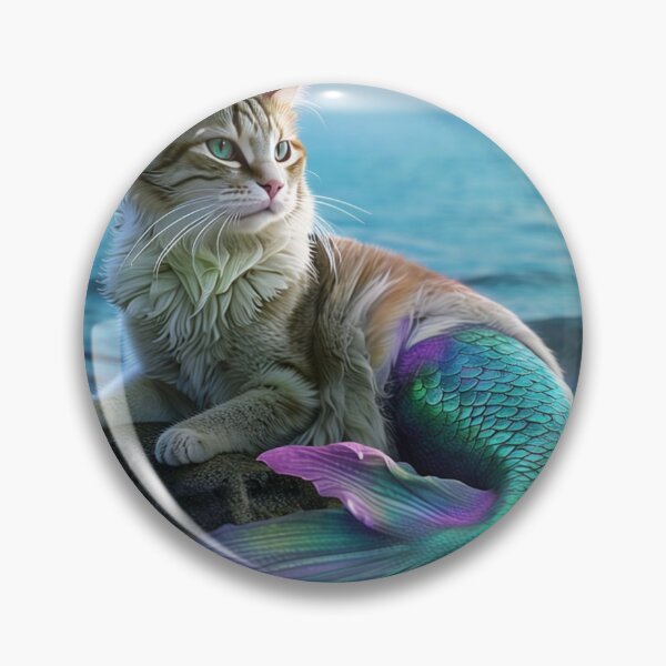 Item preview,  CAT WITH A MERMAID TAIL designed and sold by Ethanabban.