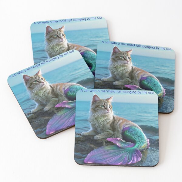 Item preview,  CAT WITH A MERMAID TAIL designed and sold by Ethanabban.