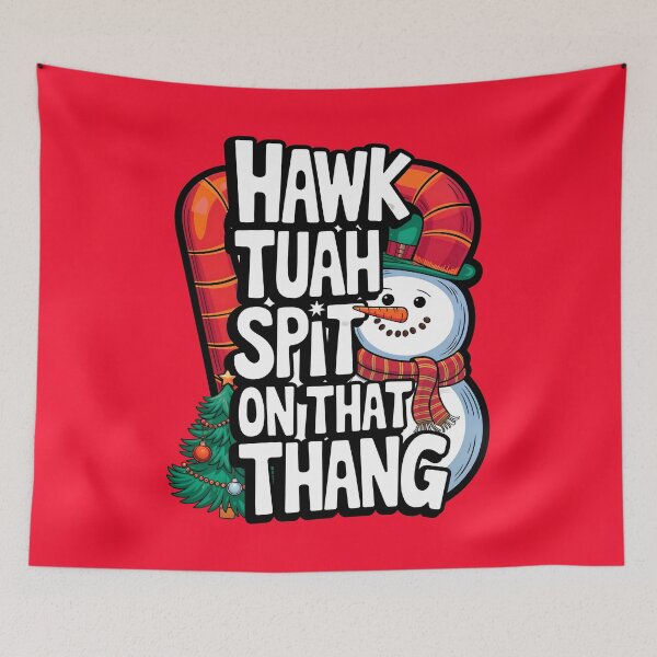 Item preview, Christmas Hawk Tuah Spit On That Thang Meme designed and sold by TheArtOfPat.