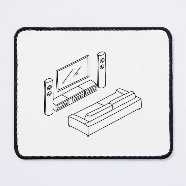 Item preview, sofas and smart TV with home theatre set designed and sold by rasagamastore.