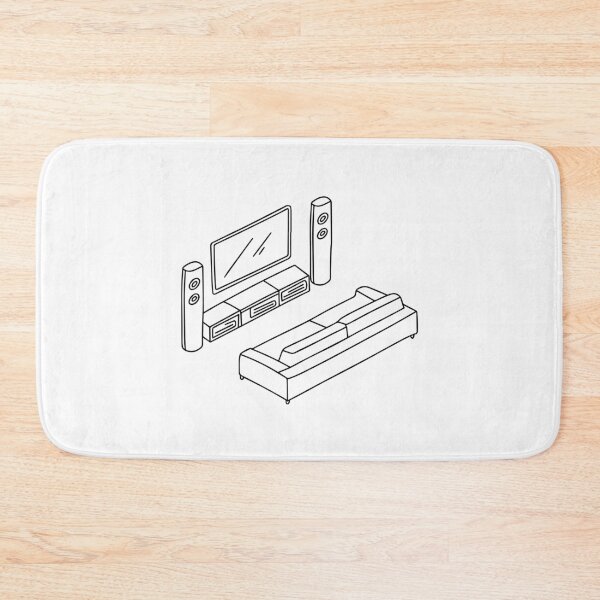 Item preview, sofas and smart TV with home theatre set designed and sold by rasagamastore.