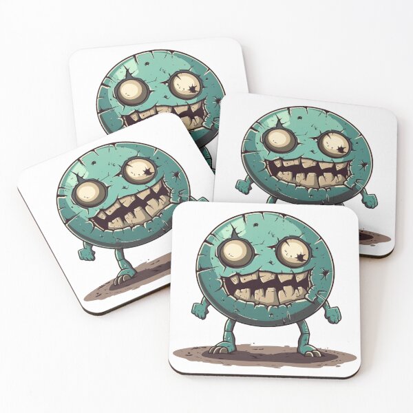 Item preview, Funny Cartoon Monster with Cracked Smile designed and sold by Fab-Haven.