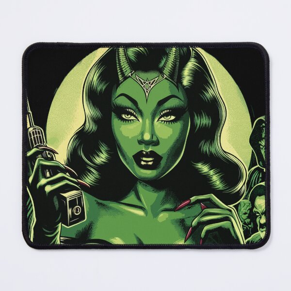 Item preview, Monster Evil Girl designed and sold by PulpVintage.