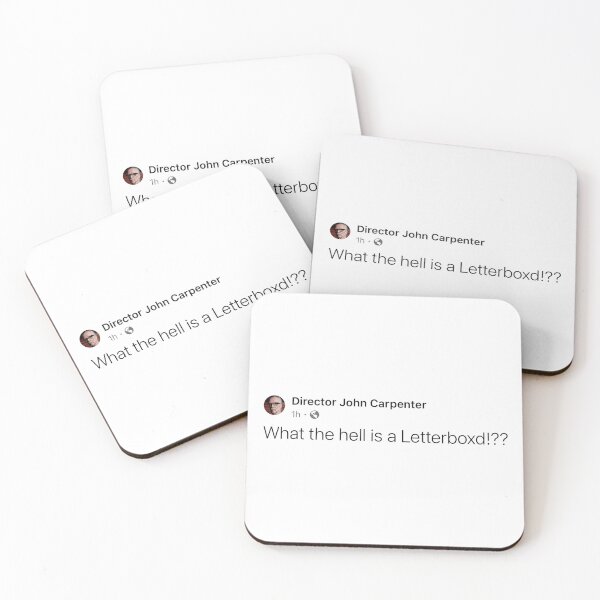 Item preview, Director John Carpenter / What the hell is a Letterboxd!?? designed and sold by Cuttintees.