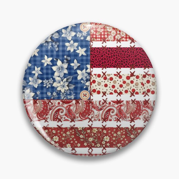 Item preview, American Flag in an Applique Design. designed and sold by Porcia Faulkner.